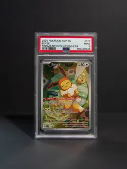 PSA 9 Full Art Eevee 173 Sv: Scarlet & Violet Promo Cards Holo - Image 1