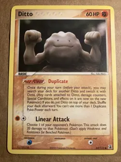 Ditto (Geodude) Pokemon Card Delta Species 62/113 LP - Image 1