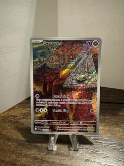 Pokemon TCG Drowzee Scarlet & Violet Base Set Holo Illustration Card 210/198 - Image 1