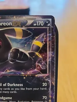 Pokemon TCG Umbreon EX XY Fates Collide Card 55/124 HP Heavy Play - Image 4