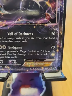 Pokemon TCG Umbreon EX XY Fates Collide Card 55/124 HP Heavy Play - Image 5