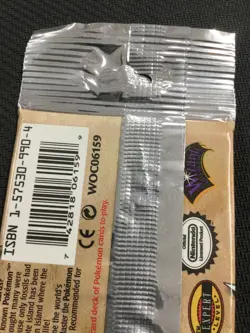 Pokemon Unopened Fossil Booster Pack 11 Cards Factory Sealed 1999 (1 Pack) - Image 5