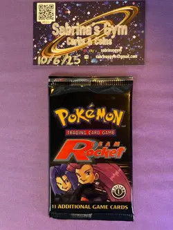 1st Edition Team Rocket Set Jesse James Pokemon Card Booster Pack (New Sealed) - Image 1