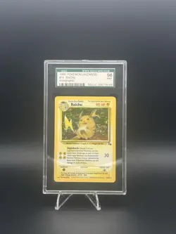 Raichu #14 Holo Foil - Rare Fossil Pokemon Card 1999 MINT - Image 1