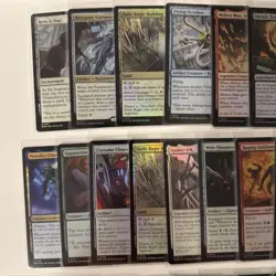 2025 MTG Marvel's Spider-Man Base Rare FOIL 111 Card Lot Extended art Scene - Image 2