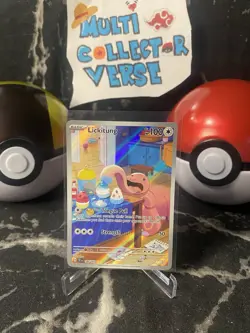 Lickitung - 180/162 - Illustration Rare - Temporal Forces - Pokemon Card - NM - Image 1
