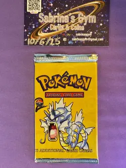 Gyarados Base Set 2 Pokemon Card Booster Pack (New Sealed) - Image 1