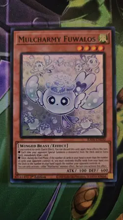 Yu-Gi-Oh! TCG Mulcharmy Fuwalos Ultra Rare Card RA04-EN050 Quarter Stampede - Image 1