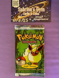 Flareon Jungle Set Pokemon Card Booster Pack (New Sealed) - Image 1