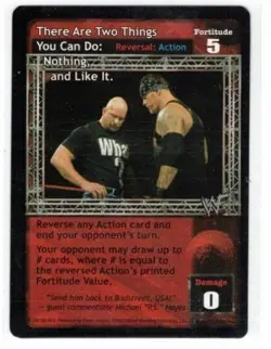WWE Raw Deal Card: There Are Two Things You Can Do.. Stone Cold & Undertaker - Image 1