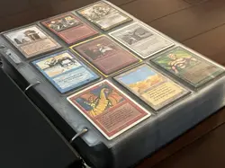 Giant! Old Vintage Magic Gathering 1062 Cards Collection Binder Alpha Mtg Lot - Image 1