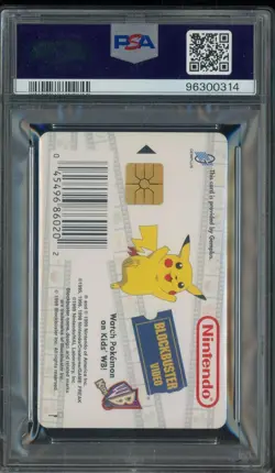 1999 Pokemon Snap Smart Card Blockbuster Video Squirtle PSA 10 GEM MINT - Image 2
