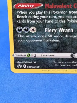 Galarian Moltres - SWSH125 Sword & Shield Promo Cards Holo Evolving Skies - Image 4