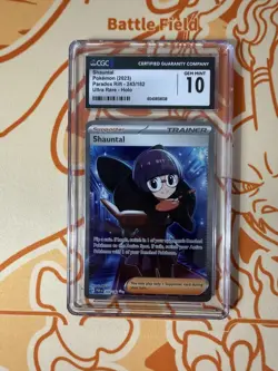 CGC 10 Shauntal 243/182 Paradox Rift Secret Illustration Rare Pokemon Card - Image 1