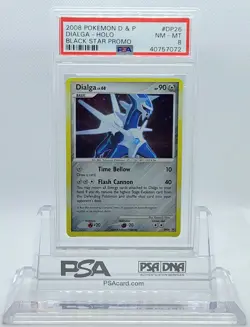 POKEMON BLACK STAR PROMO DIALGA #DP26 HOLO FOIL CARD PSA 8 NM-MT #40757072 - Image 1