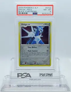 POKEMON BLACK STAR PROMO DIALGA #DP26 HOLO FOIL CARD PSA 8 NM-MT #40757072 - Image 2