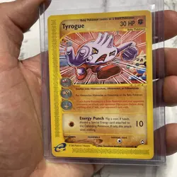 Pokemon Card - Tyrogue Aquapolis 63/147 Uncommon Non Holo NM Near Mint Vintage - Image 2