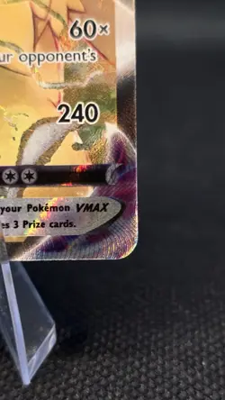 Pokemon TCG Zeraora VMAX Crown Zenith Holo Card GG42/GG70 - Image 2