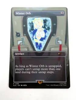MTG Winter Orb 1486 Borderless Fallout Secret Lair - Image 1
