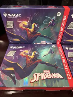 Magic: The Gathering Marvel’s Spider-Man Collector Booster Lot Of 4 ~SEALED - Image 3