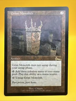 x1 Grim Monolith | Urza's Legacy (126) | Magic MTG [freshpullsco] - Image 1