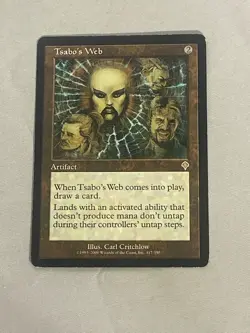 MTG Tsabo's Web Invasion Magic the Gathering - Image 1