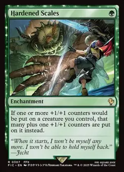 Hardened Scales Regular - Final Fantasy Commander MTG-NM - Image 1