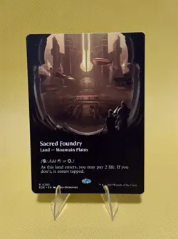 x1 Sacred Foundry EOE Edge of Eternities MTG 282 M/NM 1x - Borderless - Image 1