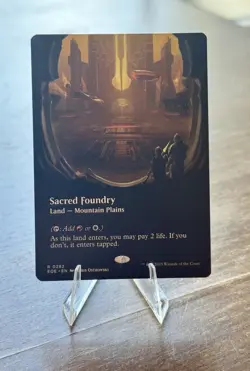 x1 Sacred Foundry EOE Edge of Eternities MTG 282 M/NM 1x - Borderless - Image 2