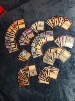 Retro Frame Lands- Lot Of 82 Mtg - Image 1