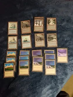 Retro Frame Lands- Lot Of 82 Mtg - Image 2
