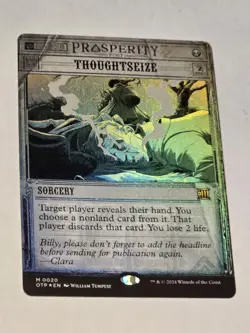 Thoughtseize - Foil - Breaking News - Near Mint - MTG - Image 1