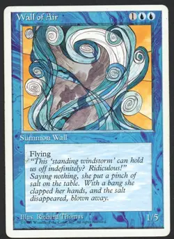 ***Wall of Air*** MTG Alternate 4th Edition Magic Kid Icarus - Image 1