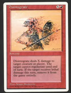 ***Disintegrate*** MTG Alternate 4th Edition Magic Kid Icarus - Image 1