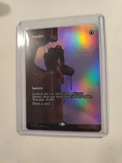 Ponder (Borderless) (Foil) 0013 (M) MTG Marvel's Spider-Man Eternal-Legal (MAR) - Image 3