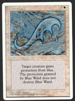 ***Blue Ward*** MTG Alternate 4th Edition Magic Kid Icarus - Image 1