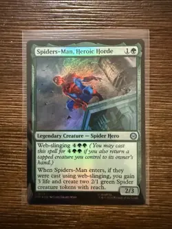 Spiders-Man, Heroic Horde - Marvel’s Spider-Man (SPM) - MTG - FOIL - Image 1