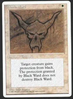 ***Black Ward*** MTG Alternate 4th Edition Magic Kid Icarus - Image 1