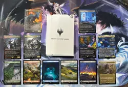 Magic the Gathering (MTG) Secret Lair x Jurassic World: Life Breaks Free Foil + - Image 1