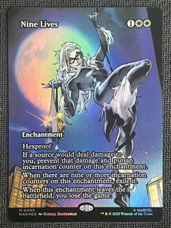 2025 Magic The Gathering MTG Marvel EN Borderless #M 0003 Nine Lives - Image 1