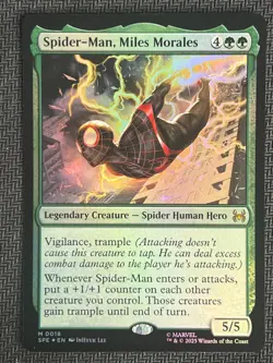 2025 Magic The Gathering MTG Marvel EN #M 0018 Spider-Man,Miles Morales - Image 1