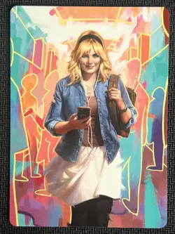 2025 Magic The Gathering MTG Marvel Spider-Man EN Art Series Gwen Stacy 13/54 - Image 1