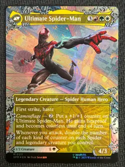 2025 Magic The Gathering MTG Marvel EN Borderless #M 0211 Miles Morales - Image 2