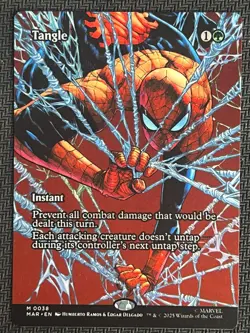 2025 Magic The Gathering MTG Marvel EN Borderless #M 0038 Tangle - Image 1