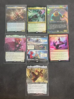 2025 Magic The Gathering MTG Marvel EN Silk,Web Weaver Superior Spider-Man Lot*7 - Image 1