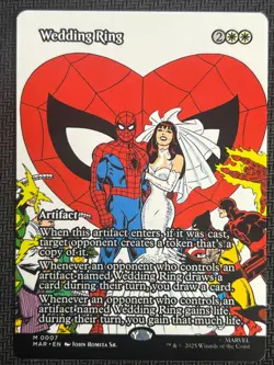 2025 Magic The Gathering MTG Marvel EN Borderless #M 0007 Wedding Ring - Image 1