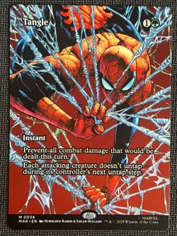 2025 Magic The Gathering MTG Marvel EN Borderless #M 0038 Tangle - Image 1