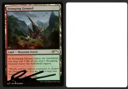 ***Stomping Ground Artist Proof Signed*** MTG Secret Lair Daarken Kid Icarus - Image 1