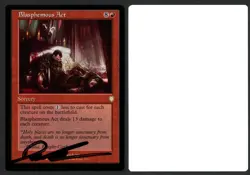 ***Blasphemous Act Retro Border Artist Proof Signed*** MTG Commander Daarken - Image 1