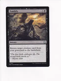 MAGIC THE GATHERING MTG FOUNDATIONS ZOMBIFY (#1) - Image 1